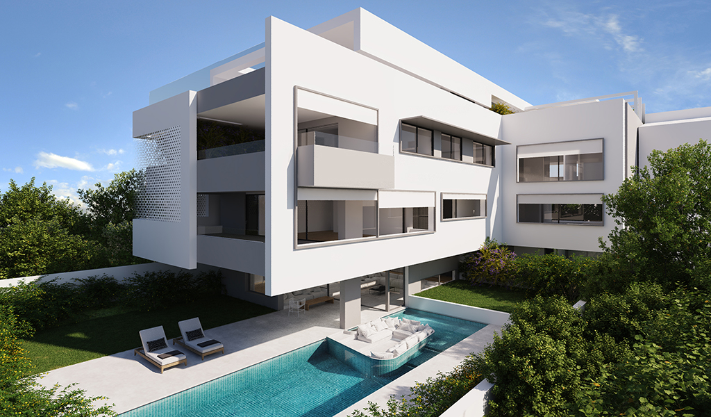 Residential Project in Glyfada featuring modern apartments, maisonettes & penthouses with pools, sea views, and premium finishes.
